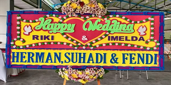 Papan bunga di Toboali