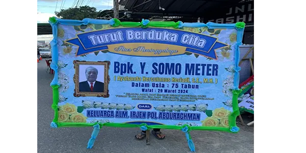 Papan bunga di Sungai Ambawang
