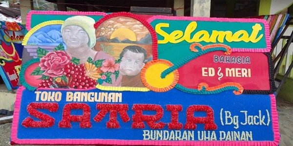  Papan bunga di Kubu Tanjung